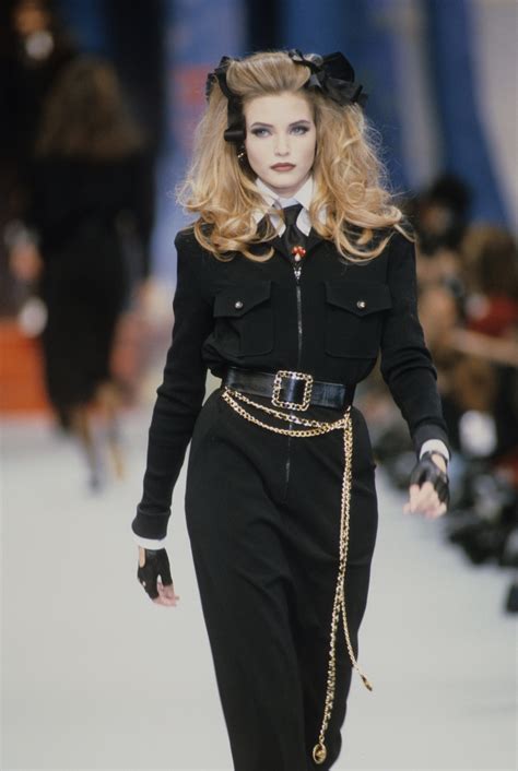 92 winter collection of chanel|Chanel spring 1992.